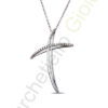 Croce Oro Bianco Diamanti Alfieri St.John Collezione 1977