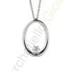 Collana Oro Bianco Diamanti Alfieri St.John Collezione 1977