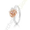 Anello Argento Bianco Rosa Chamilia Collezione Walt Disney