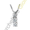 Trilogy Oro Bianco Diamanti Alfieri St.John Collezione Tre Pietre