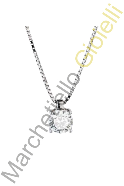Punto Luce Oro Bianco Diamanti Alfieri St.John Collezione Luce