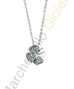 Collana Oro Bianco Diamanti Salvini Collezione I Segni