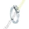 Trilogy Oro Bianco Diamanti Salvini Collezione Aurora