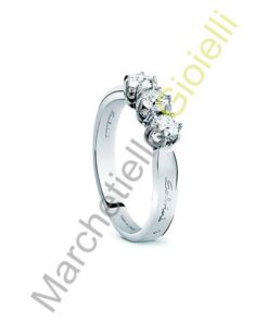 Trilogy Oro Bianco Diamanti Salvini Collezione Aurora