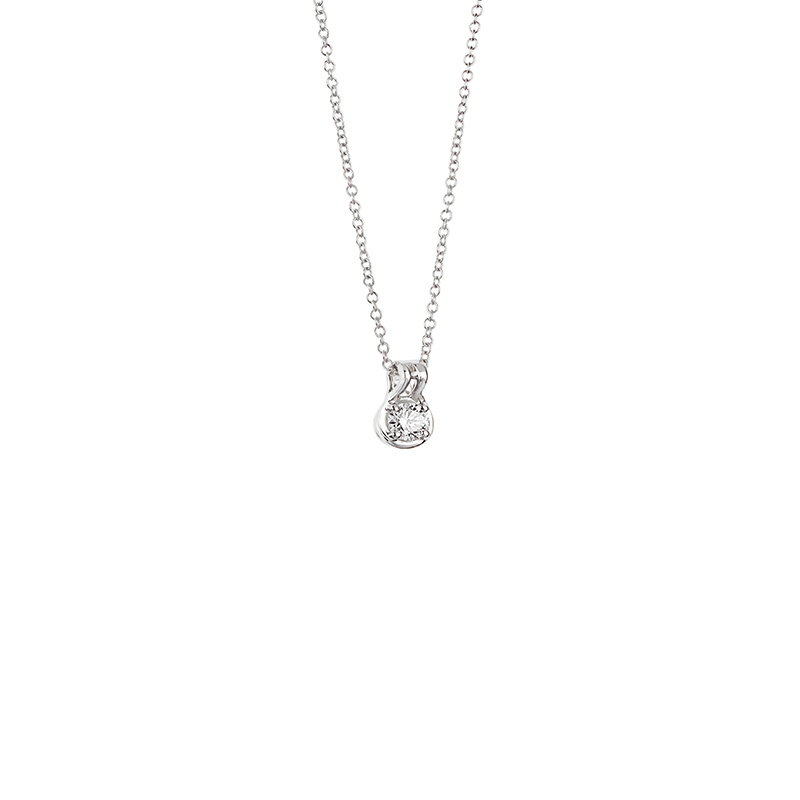 Punto Luce Oro Bianco Diamanti Bliss Collezione Sabrina