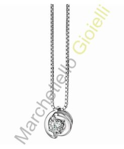 Punto Luce Oro Bianco Diamanti Salvini Collezione Calliope