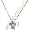 Collana Oro Bianco Diamanti Salvini Collezione I Segni