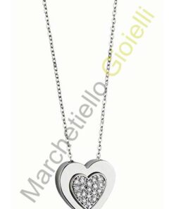 Collana Oro Bianco Diamanti Salvini Collezione I Segni