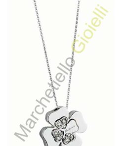 Collana Oro Bianco Diamanti Salvini Collezione I Segni
