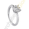 Anello Oro Bianco Diamanti Salvini Collezione Daphne