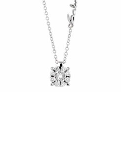 Collana Oro Bianco Diamanti Salvini Collezione Daphne
