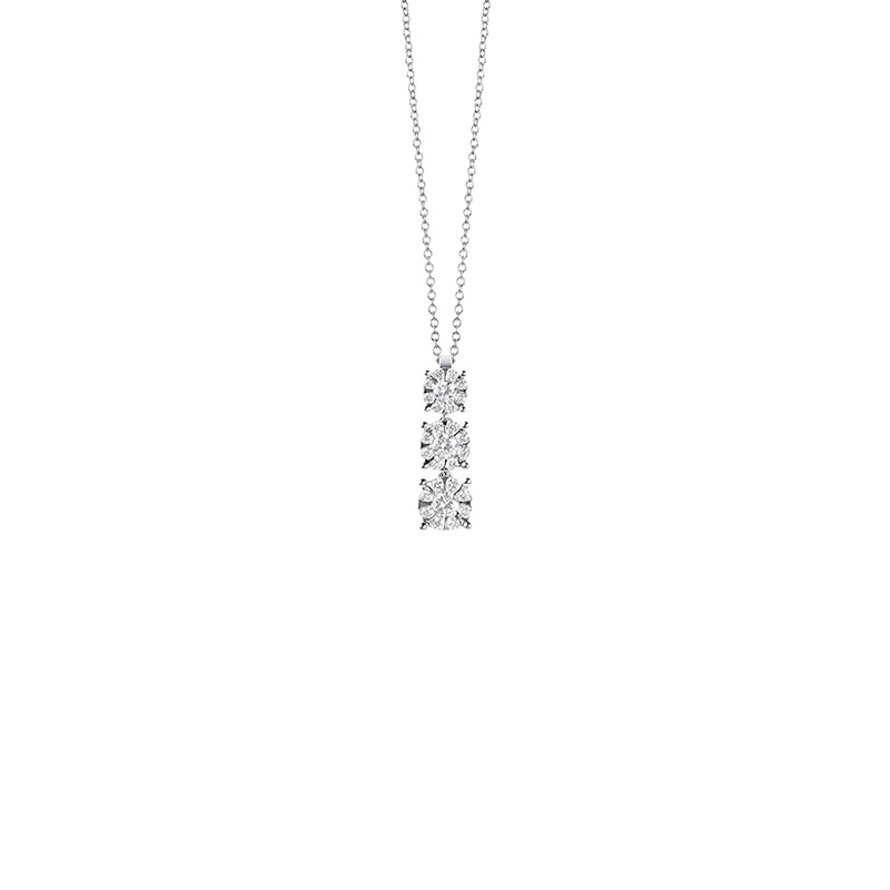 Trilogy Oro Bianco Diamanti Salvini Collezione Daphne