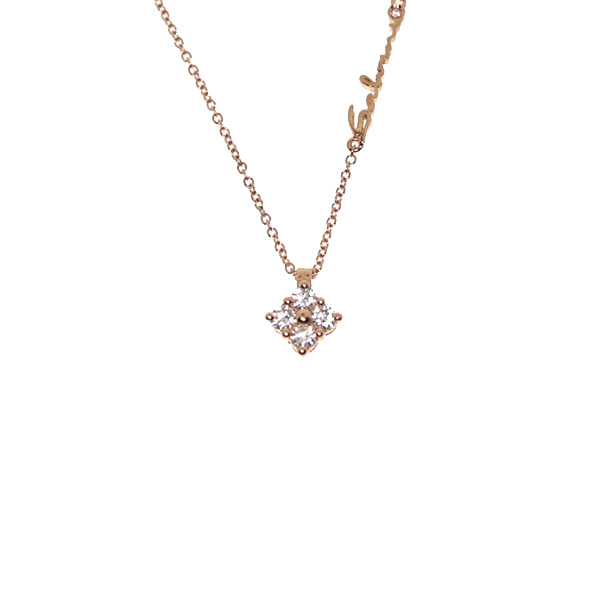 Collana Oro Rosa Diamanti Salvini Collezione Snappy