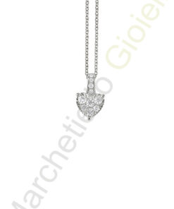 Collana Oro Bianco Diamanti Bliss Collezione Michelle