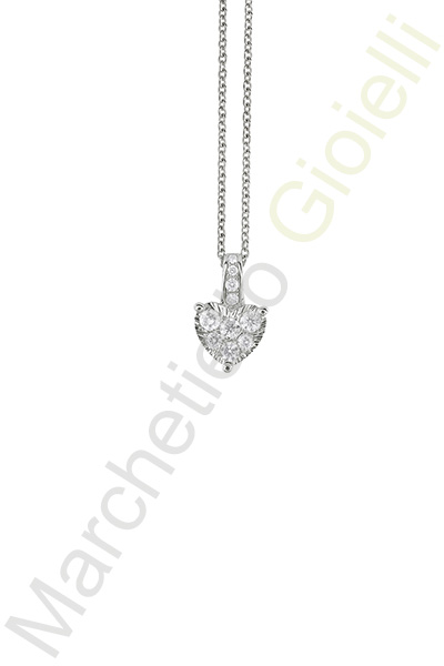 Collana Oro Bianco Diamanti Bliss Collezione Michelle