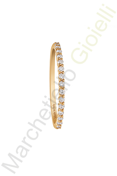 Veretta Oro Giallo Diamanti Salvini Collezione Capricci