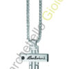 Croce Argento Bianco Diamanti Salvini Collezione Black Is Black
