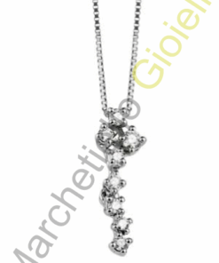 Collana Oro Bianco Diamanti Alfieri St.John Collezione Frida