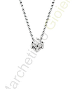 Punto Luce Oro Bianco Diamanti Salvini Collezione Lumiere