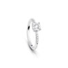 Anello Oro Bianco Diamanti Salvini Collezione Daphne