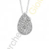 Collana Oro Bianco Diamanti Alfieri St.John Collezione Drop Light