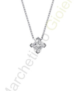 Punto Luce Oro Bianco Diamanti Salvini Collezione Mon Bijou