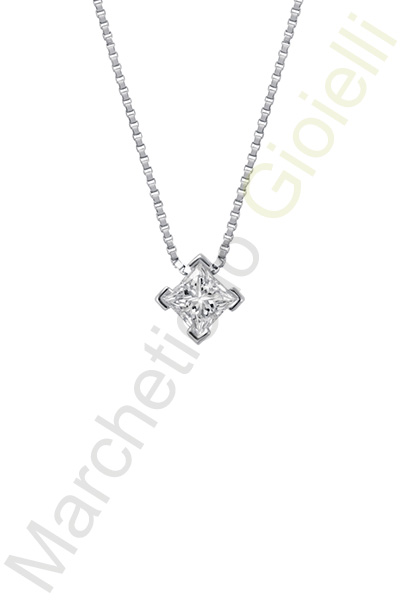 Punto Luce Oro Bianco Diamanti Salvini Collezione Mon Bijou
