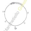 Bracciale Oro Bianco Diamanti Salvini Collezione Be Happy