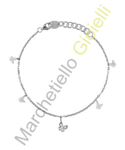 Bracciale Oro Bianco Diamanti Salvini Collezione Be Happy