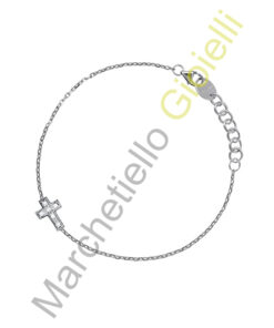 Bracciale Oro Bianco Diamanti Salvini Collezione Be Happy