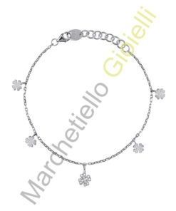 Bracciale Oro Bianco Diamanti Salvini Collezione Be Happy