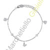 Bracciale Oro Bianco Diamanti Salvini Collezione Be Happy
