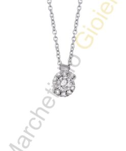 Punto Luce Oro Bianco Diamanti Salvini Collezione Daydream
