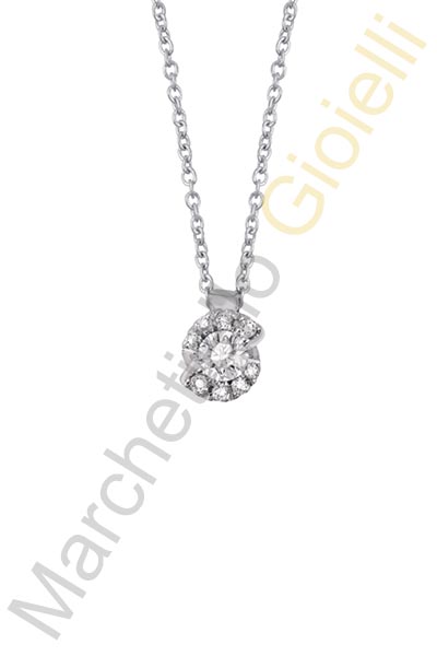 Punto Luce Oro Bianco Diamanti Salvini Collezione Daydream
