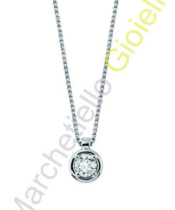 Punto Luce Oro Bianco Diamanti Salvini Collezione Prime Gioie
