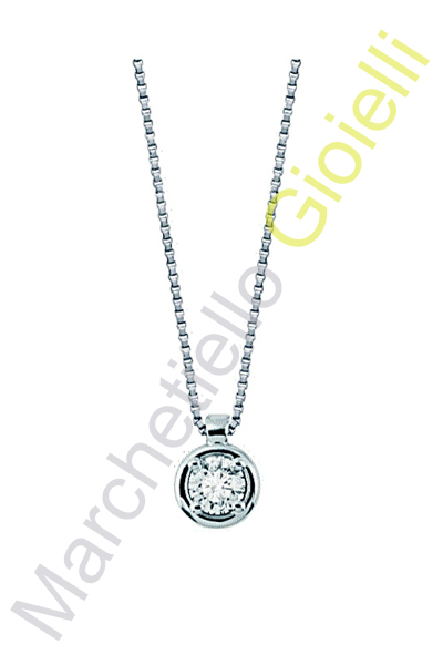 Punto Luce Oro Bianco Diamanti Salvini Collezione Prime Gioie