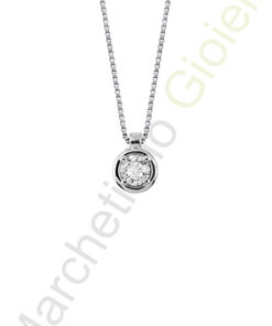 Punto Luce Oro Bianco Diamanti Salvini Collezione Prime Gioie