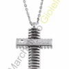 Croce Oro Nero Diamanti Salvini Collezione My Light Cross