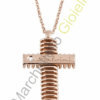 Croce Oro Rosa Diamanti Salvini Collezione My Light Cross