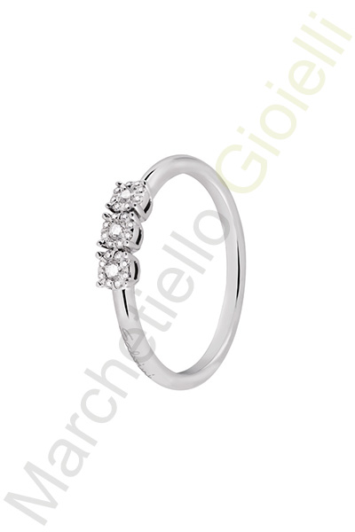 Trilogy Oro Bianco Diamanti Salvini Collezione Daphne