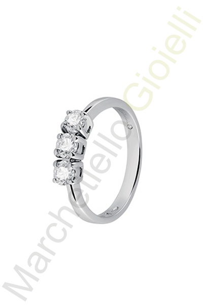 Trilogy Oro Bianco Diamanti Salvini Collezione Josephine