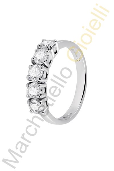 Veretta Oro Bianco Diamanti Salvini Collezione Josephine
