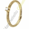 Anello Oro Giallo Diamanti Salvini Collezione My Light Bridal