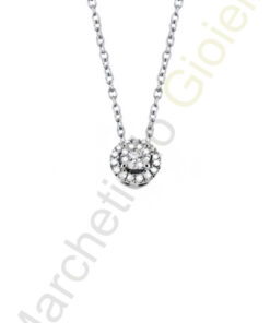 Collana Oro Bianco Diamanti Salvini Collezione Daphne Style