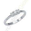 Trilogy Oro Bianco Diamanti Bliss Collezione Carezza