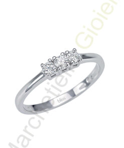 Trilogy Oro Bianco Diamanti Bliss Collezione Carezza