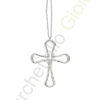 Croce Oro Bianco Diamanti Bliss Collezione Player Ext.