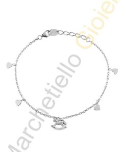 Bracciale Oro Bianco Diamanti Salvini Collezione Be Happy