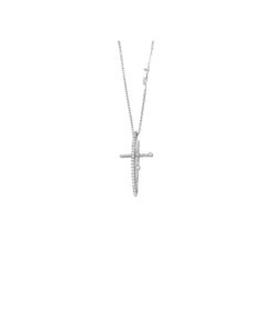 Croce Oro Bianco Diamanti Salvini Collezione Costellations