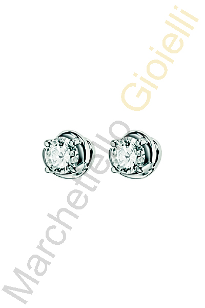 Punto Luce Oro Bianco Diamanti Salvini Collezione Abbraccio